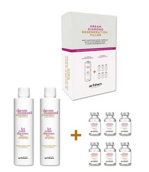ARTEGO EASY CARE T, zabieg hialuronowej odbudowy i laminacji włosów Dream Diamond Regeneration Filler