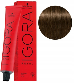 Schwarzkopf Farba Igora Royal 60ml  5-4 JASNY BRĄZ BEŻOWY