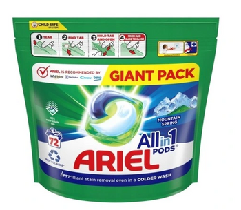 Ariel Kapsułki do prania Mountain Spring 72 szt