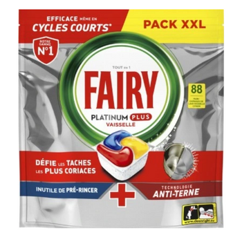 Fairy Platinum Plus Lemon All In One Kapsułki do zmywarki 88 szt