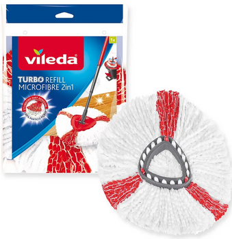 Vileda Wkład do mopa obrotowego Turbo Easy & Wring okrągły 2w1