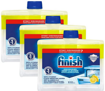 Finish Płyn do czyszczenia zmywarek Lemon Trojpack 3 x 250 ml