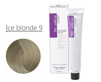 Fanola No Yellow Ice Blonde 9  Lodowy Bardzo Jasny Blond  100 ml