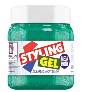 Hegron Styling Gel Meha Hold Zielony 500 ml