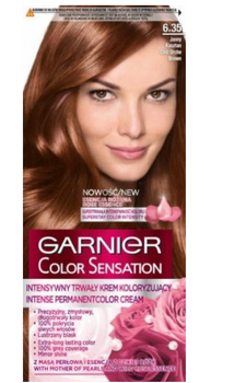 Garnier Color Sensation Farba do włosów 6.35 Szykowny Jasny Kasztan