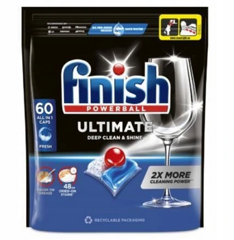 Finish Tabs Powerball Ultimate All in1 Regular 60 tabletek do zmywarki