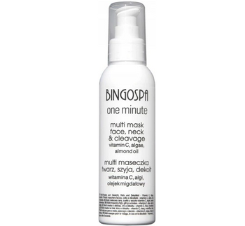 Bingo Spa Multi Maseczka twarz, szyja, dekolt z witaminą C, algami i olejkiem migdałowym 150g