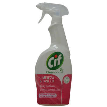 Cif Spray Wybielacz Różowy  Kuchnia i Łazienka 750 ml