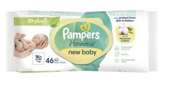Pampers Harmonie New Baby Chusteczki nawilżane 46 szt