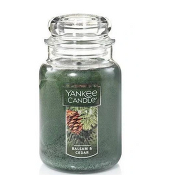Yankee Candle Large Jar Balsam & Cedar 623g