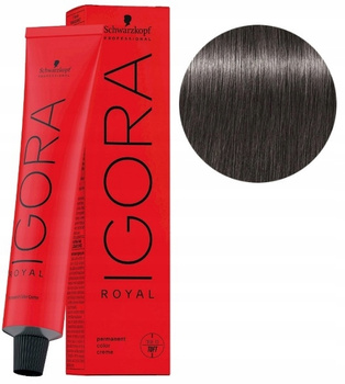 Schwarzkopf Farba Igora Royal 60ml 6-12 CIEMNY BLOND CENDRE POPIELATY