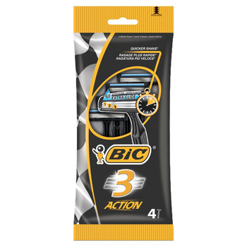 Bic maszynka do golenia action 3 ostrza  4 szt.