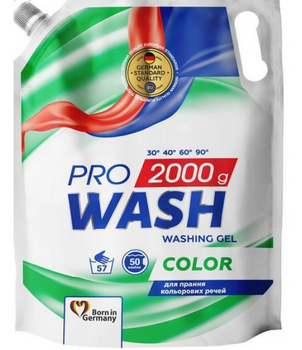 Pro Wash Żel Do Prania Color Doypack 2000 g