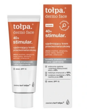 TOŁPA Dermo Face 40+ Stimulator Krem regenerujący przeciwzmarszczkowy wygładzający na dzień 40 ml