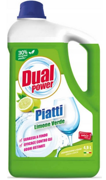 Dual Power Limone Verde Płyn do naczyń cytrynowy 4,9 L