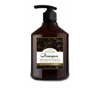 Dziegciowe Mydło w płynie do twarzy i rąk - Regenerujące z naturalnym dziegciem brzozowym 400 ml