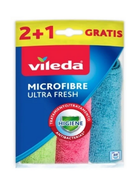 Vileda Ściereczka Mikrofibra Ultra Fresh 2 + 1