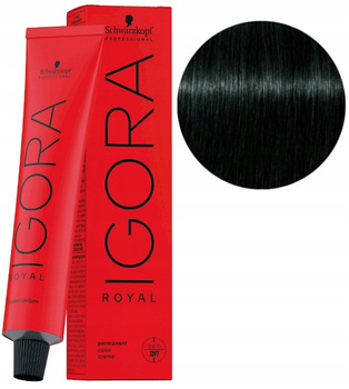 Schwarzkopf Farba Igora Royal 60ml 4-33 ŚREDNI BRĄZ MATOWY EXTRA