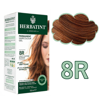 Herbatint Farba 8R Jasny Miedziany Blond 150 ml
