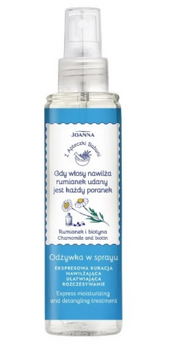 Joanna Z Apteczki Babuni Odżywka nawilżająca i ułatwiająca rozczesywanie 150 ml Rumianek i Biotyna