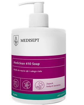 Medisept Mediclean 410 Soap Mydło w płynie do mycia rąk i całego ciała 500 ml