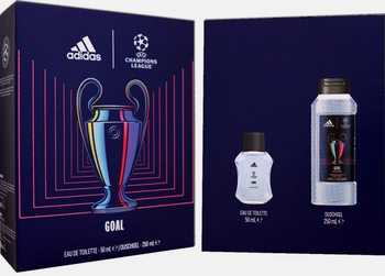 Adidas Champions  Męski Zestaw Prezentowy  Woda Toaletowa+Żel pod prysznic