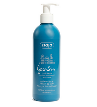 Ziaja GdanSkin Rozświetlający Balsam do ciała intensywnie nawilżający 300 ml