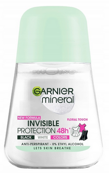 Garnier Women Invisible Pink Dezodorant Roll On dla kobiet 50 ml