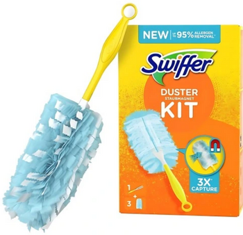 Swiffer Duster Miotełka do Kurzu Mikrofibra + 3 Wkłady - Zestaw