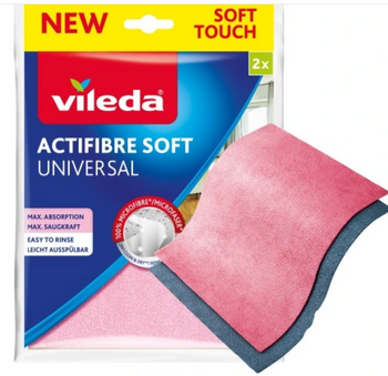 Vileda Actifibre Soft Ściereczka z mikrofibry 2 szt