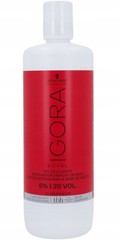 SCHWARZKOPF IGORA OIL DEVELOPER Utleniacz Oksydant 6% 20 vol 1000ml