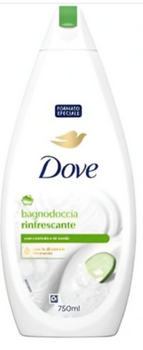 Dove Żel / Płyn do kąpieli Rinfrescante z Ogórkiem i Zieloną Herbatą 750 ml