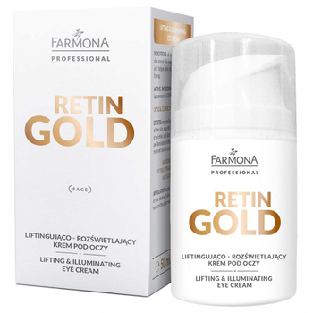 Farmona Retin Gold Liftingująco - rozświetlający krem pod oczy 50 ml