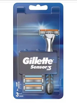 Gillette Sensor3 + 3 wkłady