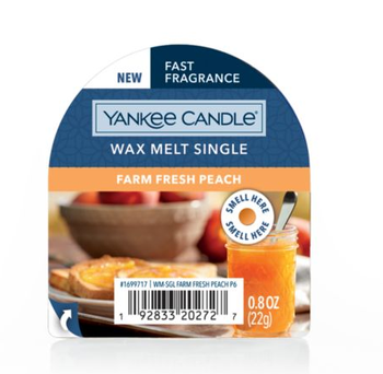 Yankee Candle Classic Wax Farm Fresh Peach 22 g